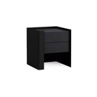 Tunica Pair Of Black Oak Bedside Tables by Tommy Franks