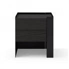 Tunica Pair Of Black Oak Bedside Tables by Tommy Franks