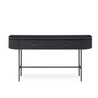 Lantine Black Oak Console Table by Tommy Franks