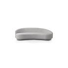 Cove 4-Seater Cream Velour Sofa by Tommy Franks