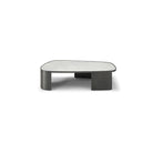 Remy White Marble Small Coffee Table by Tommy Franks