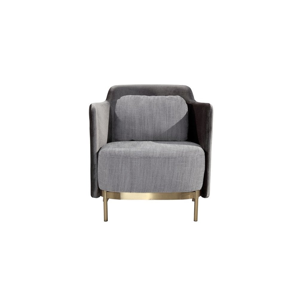 Gemma Grey Lounge Chair by Tommy Franks
