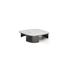Remy White Marble Large Coffee Table by Tommy Franks