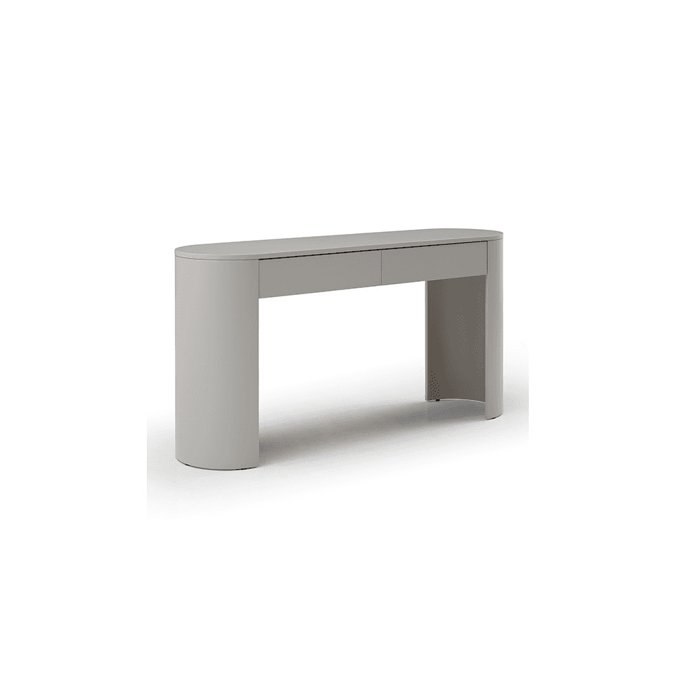Oakura Matte Beige Console by Tommy Franks