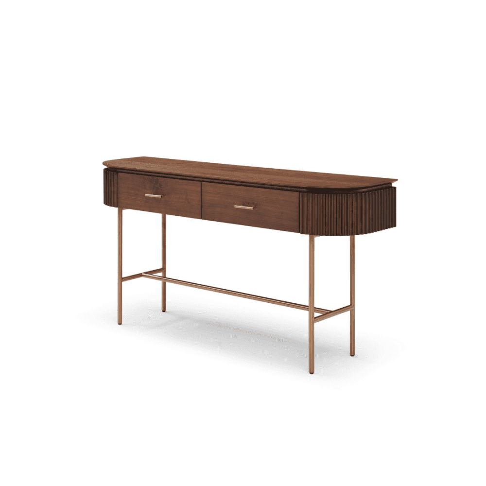 Lantine Walnut Console Table by Tommy Franks