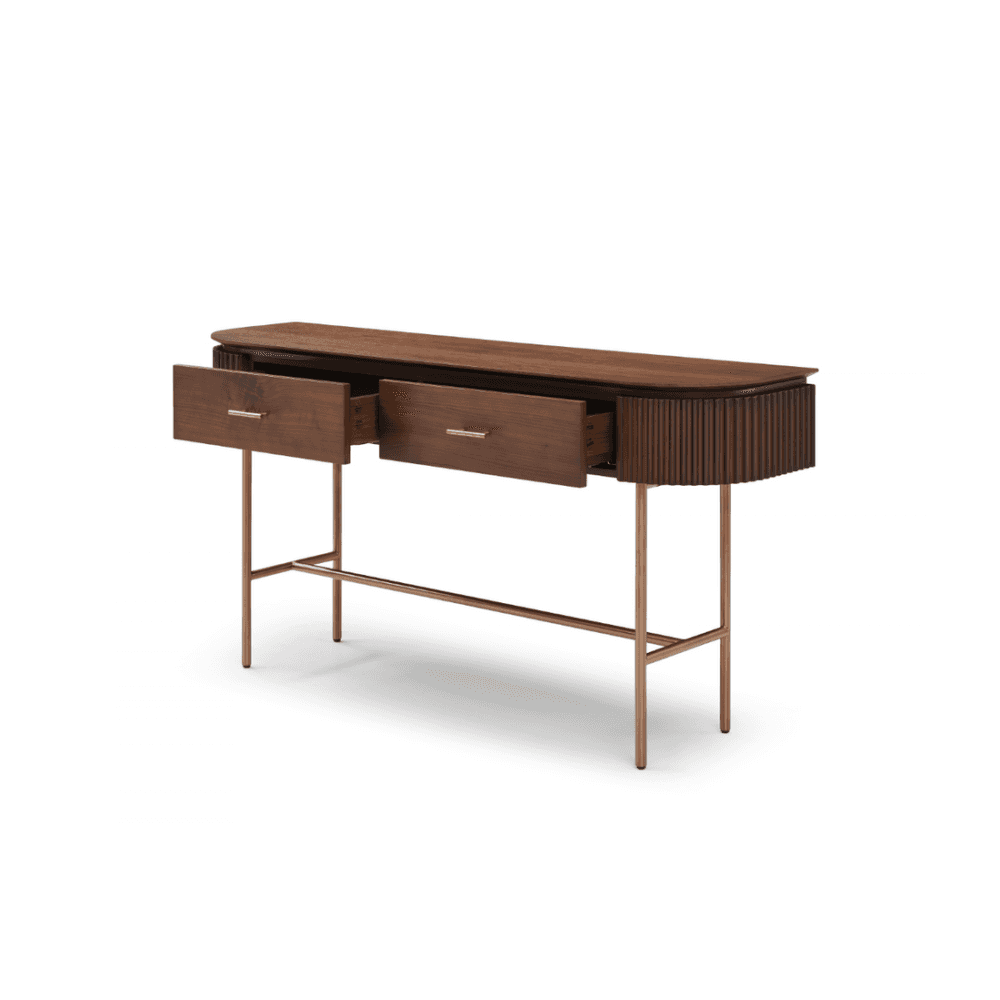 Lantine Walnut Console Table by Tommy Franks