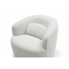 Grace Polar Bouclé Swivel Chair by Tommy Franks