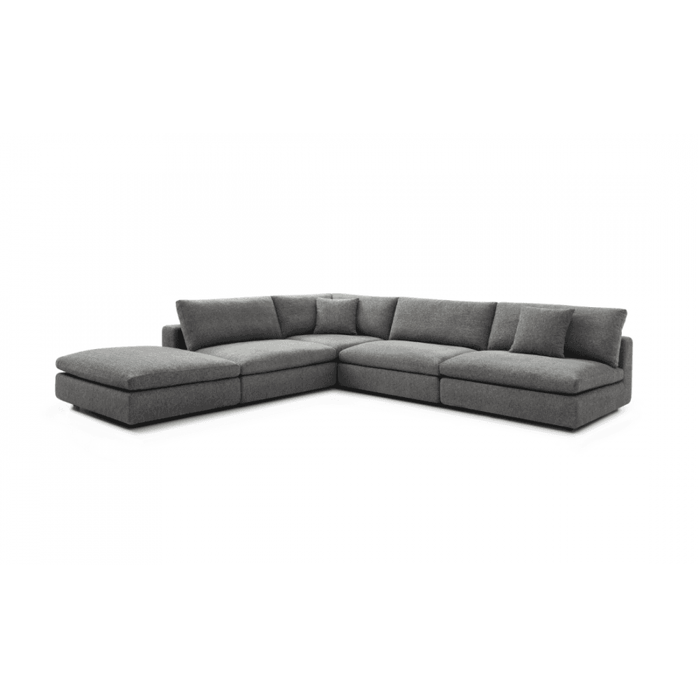 Blanco Charcoal 5 Piece Modular Sofa by Tommy Franks