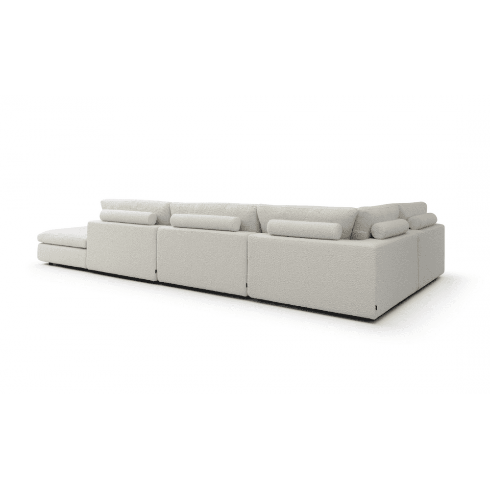 Blanco Polar Bouclé 5 Piece Modular Sofa by Tommy Franks