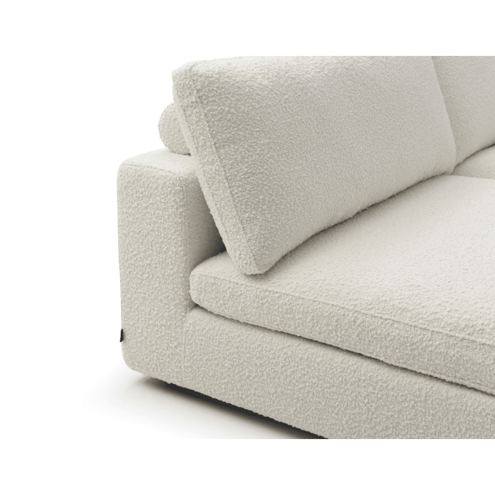 Blanco Polar Bouclé 5 Piece Modular Sofa by Tommy Franks