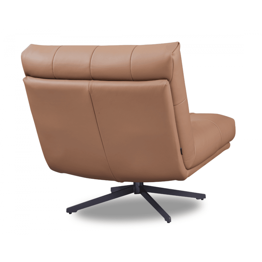 Cesola Tan Swivel Chair by Tommy Franks