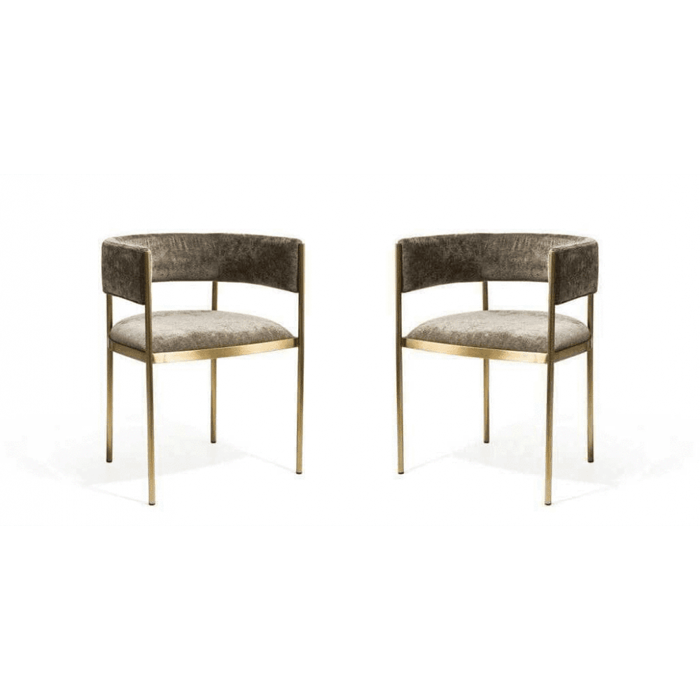 Envie II Giselle Olive Dining Chairs Set of 2 by Tommy Franks