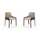 Villa Dark Marble Set of 2 Dining Chairs by Tommy Franks