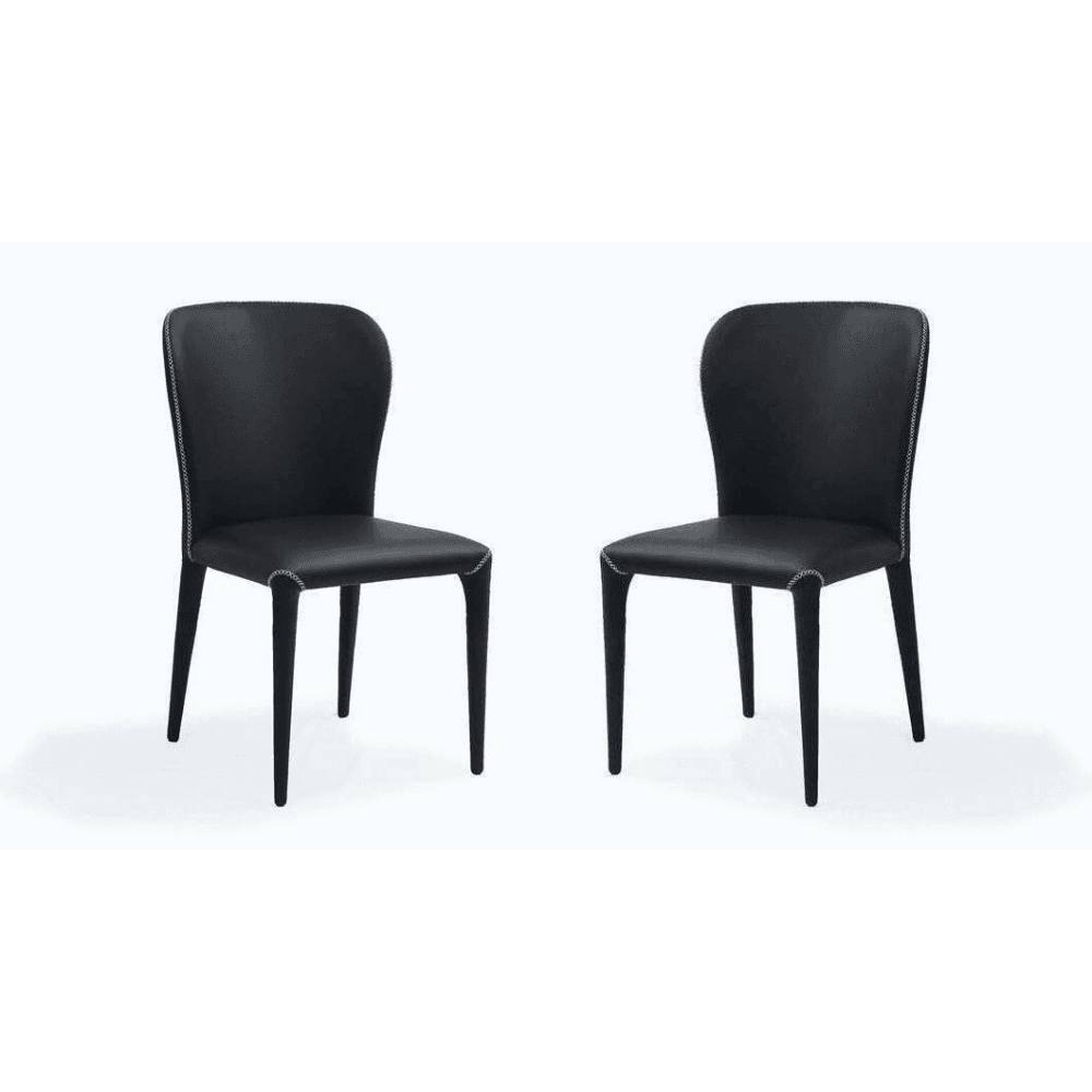 Sarzana Black Dining Chair Set of 2 by Tommy Franks