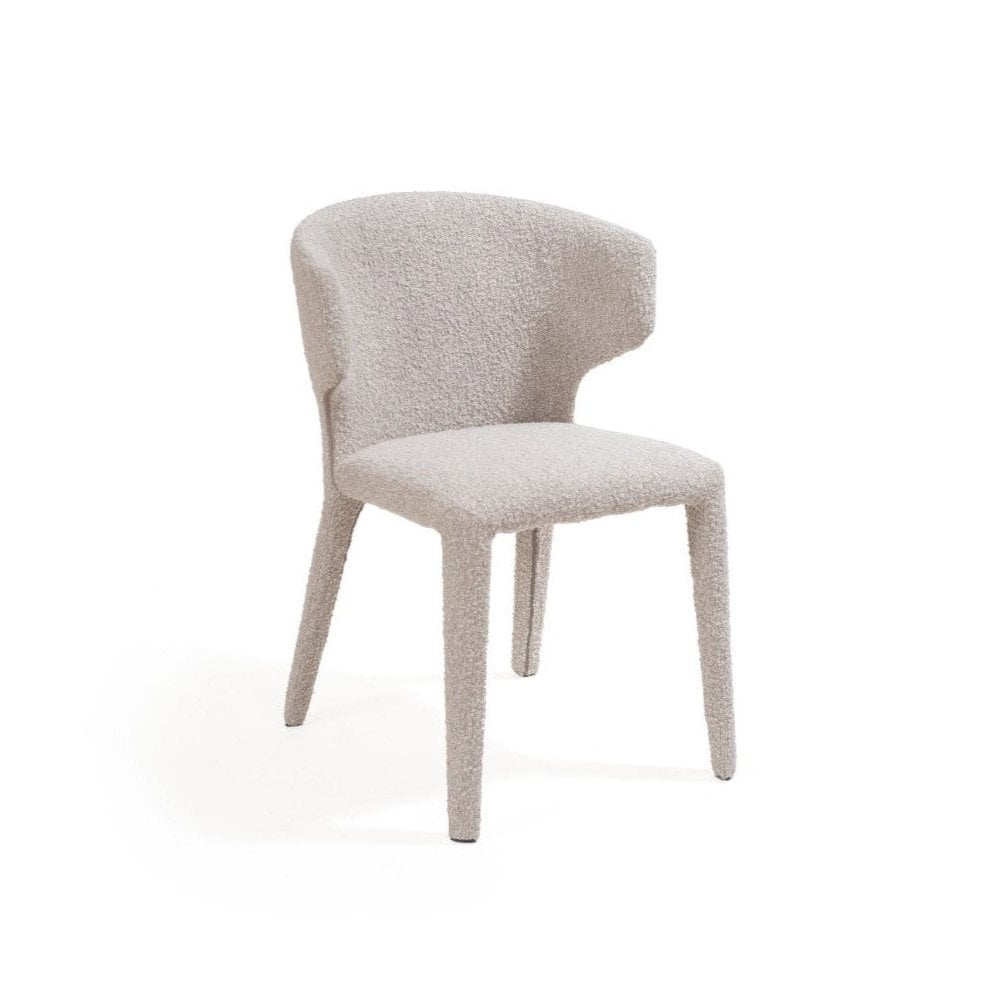 Vela Steam Bouclé Dining Chair by Tommy Franks