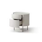 Lantine Beige Bedside Table by Tommy Franks