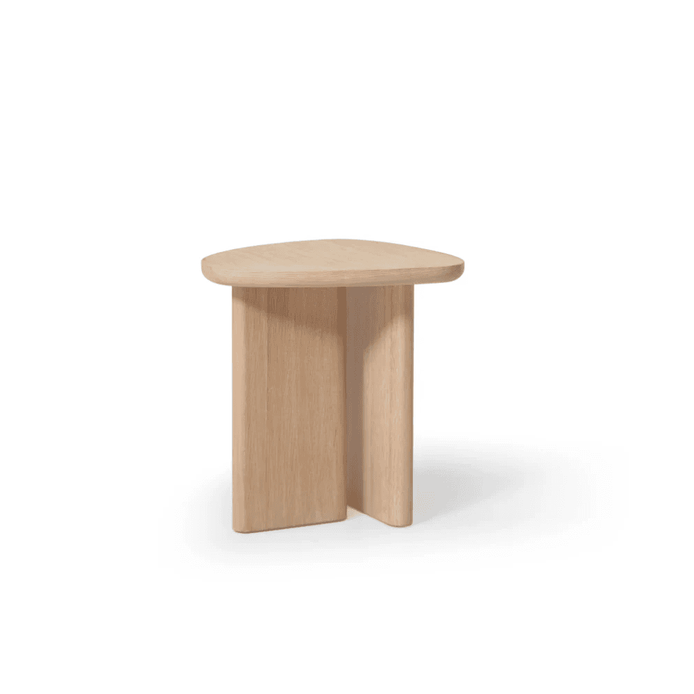 Vasto White Wash Oak Side Table by Tommy Franks