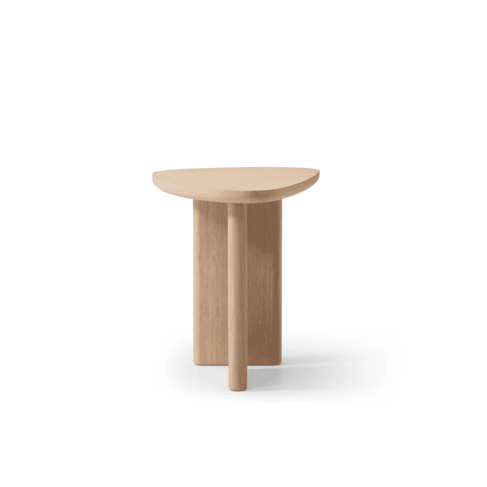 Vasto White Wash Oak Side Table by Tommy Franks