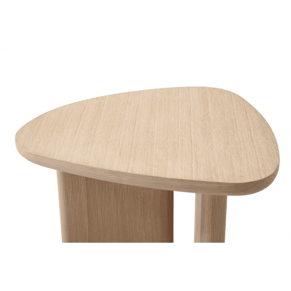 Vasto White Wash Oak Side Table by Tommy Franks