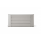 Sims Matte Beige Chest of Drawers by Tommy Franks