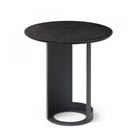 Alban Black Marble Side Table by Tommy Franks