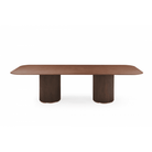 Lantine Walnut & Brass Dining Table 280cm by Tommy Franks