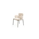 Dream Taupe Bouclé Dining Chair by Tommy Franks