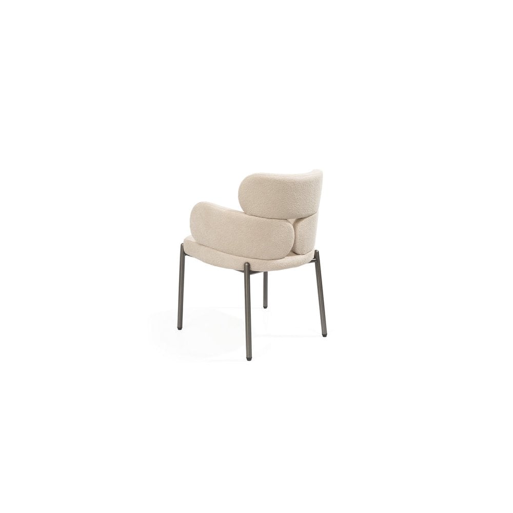 Dream Taupe Bouclé Dining Chair by Tommy Franks