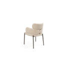Dream Taupe Bouclé Dining Chair by Tommy Franks