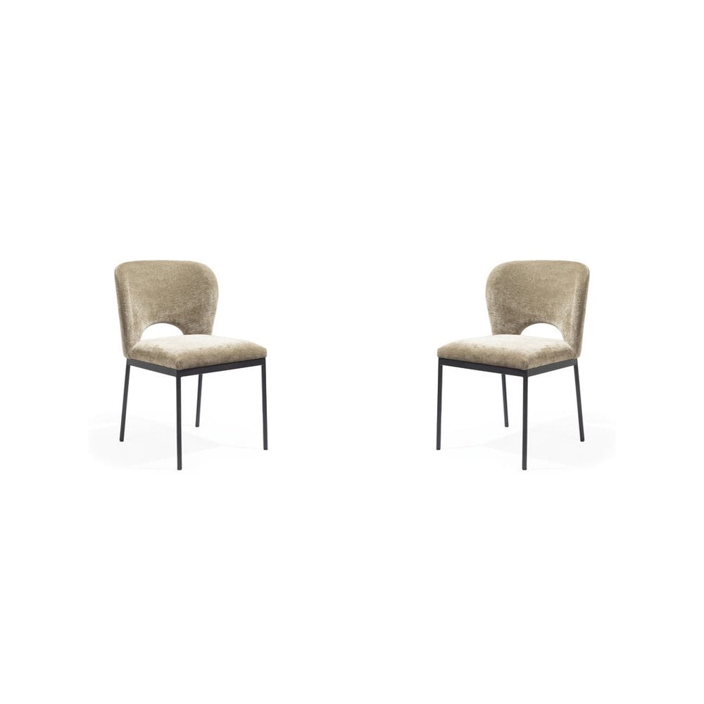Wolfie Olive Dining Chairs Set of 2 by Tommy Franks