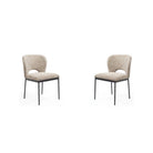 Wolfie Taupe Dining Chairs Set of 2 by Tommy Franks