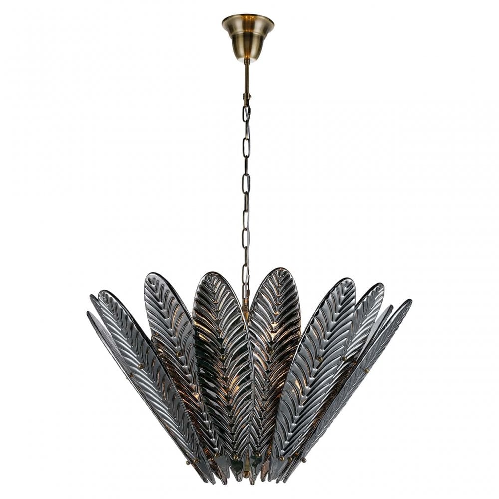 Feme Chandelier Iron & Glass by Richmond Interiors