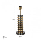 Jaline Black Gold Table Lamp by Richmond Interiors