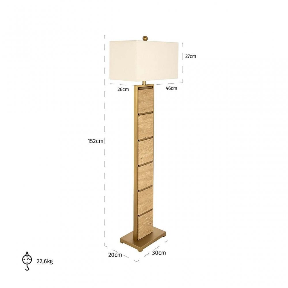 Meyra Floor Lamp by Richmond Interiors