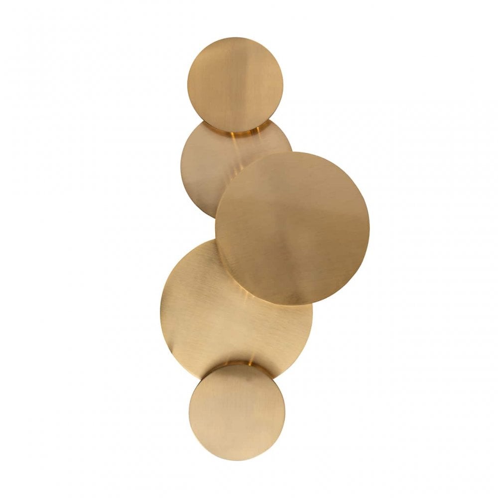 Colin Brushed Gold Wall Light by Richmond Interiors