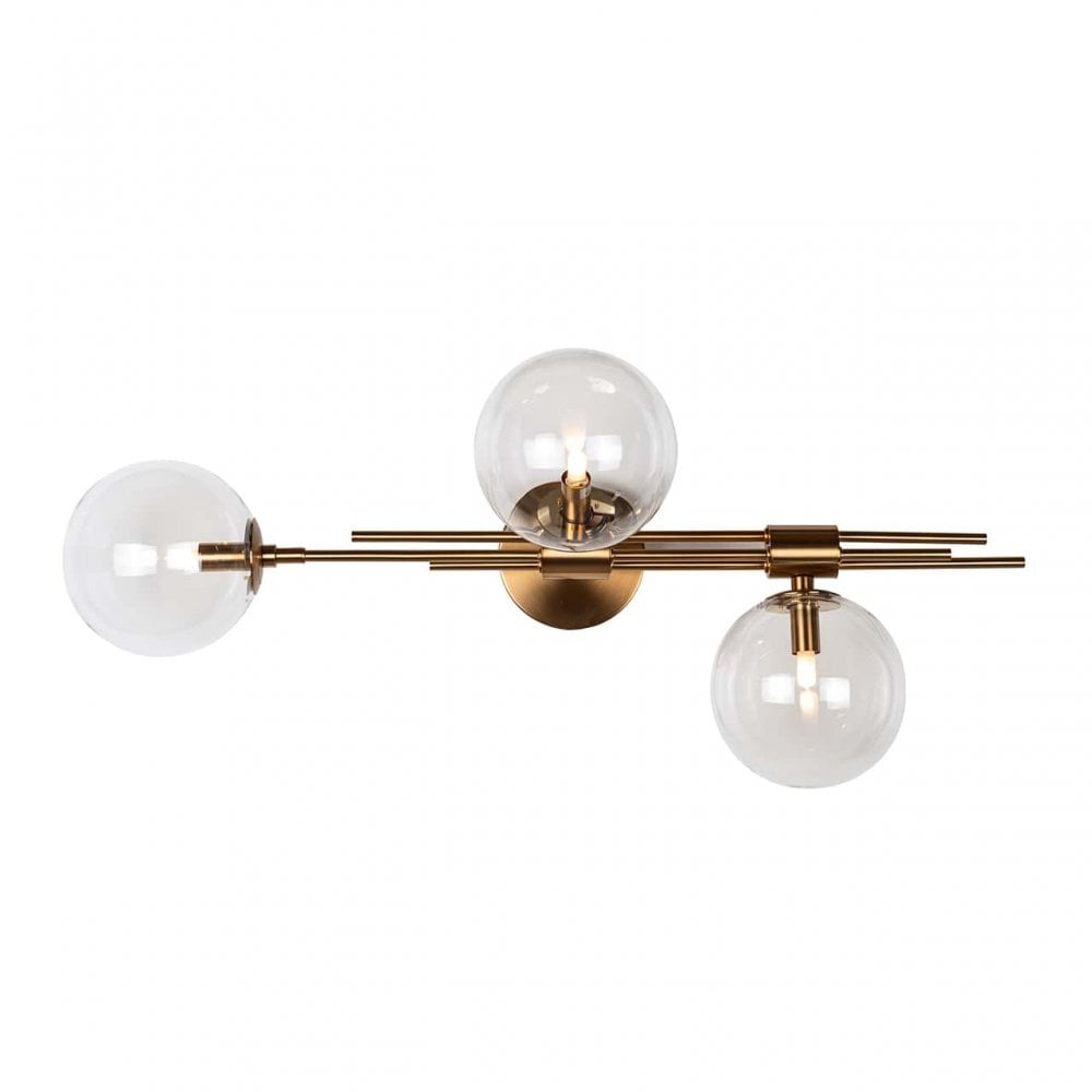 Davine Brushed Gold Wall Light by Richmond Interiors