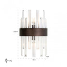Avan Bronze Wall Lamp by Richmond Interiors