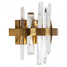 Brigh Gold Wall Light with Crystal by Richmond Interiors