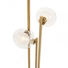 Luva Brushed Gold Brass Floor Lamp by Richmond Interiors