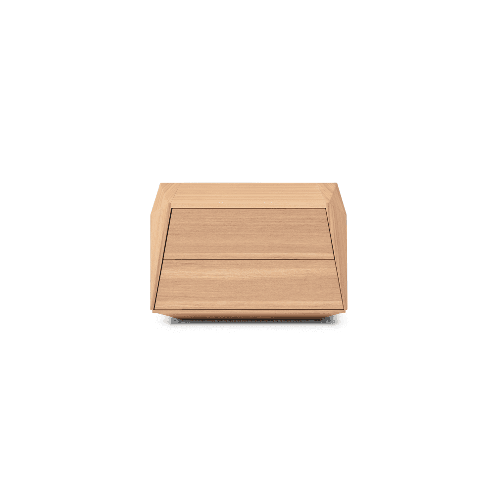 Madon Ash Oak Wide Bedside Table by Tommy Franks