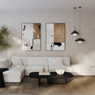 Amelia Smoked Oak Wood Coffee Table by Tommy Franks