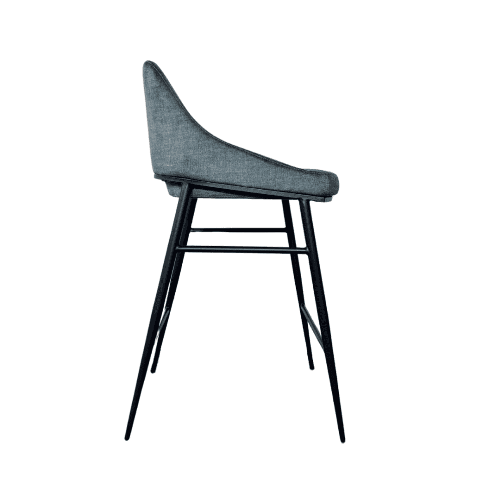 Vai Bella Velour Pacific Barstool by Tommy Franks