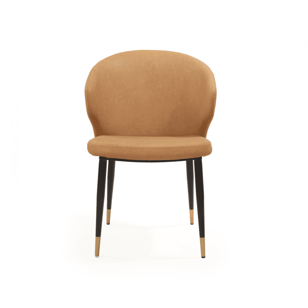 Bellroy Vintage Eco Pelle Honey Dining Chair by Tommy Franks