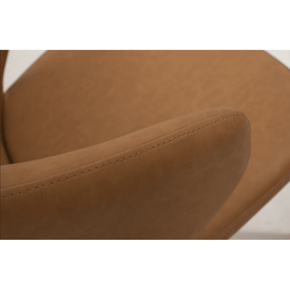 Bellroy Vintage Eco Pelle Honey Dining Chair by Tommy Franks