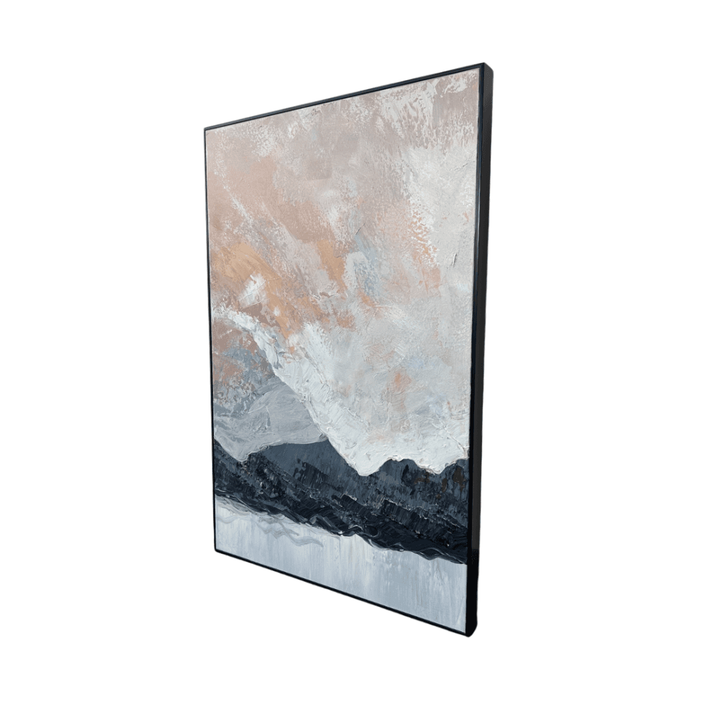 Winter Morning Oil Painting by Tommy Franks