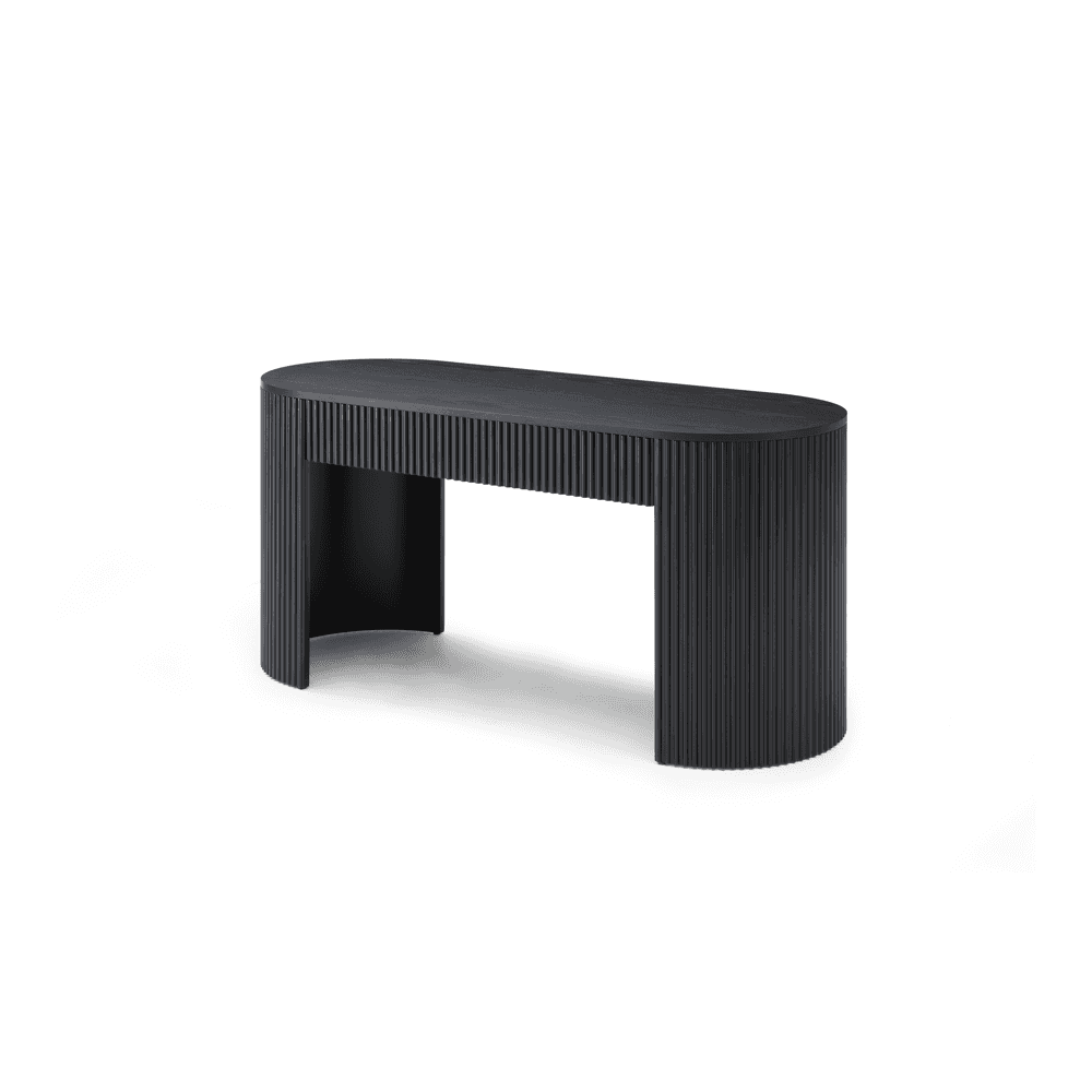 Lantine Black Oak Desk by Tommy Franks
