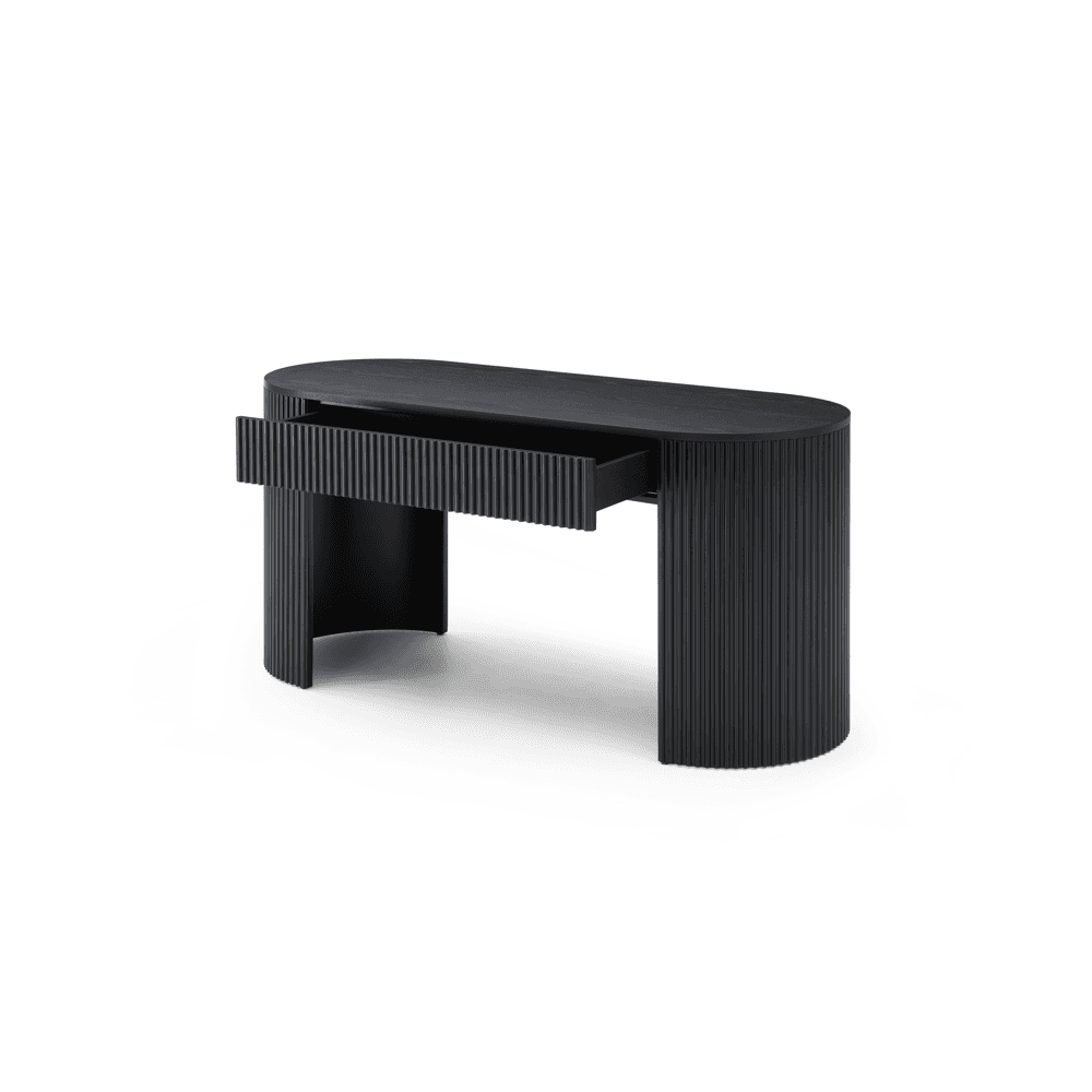 Lantine Black Oak Desk by Tommy Franks