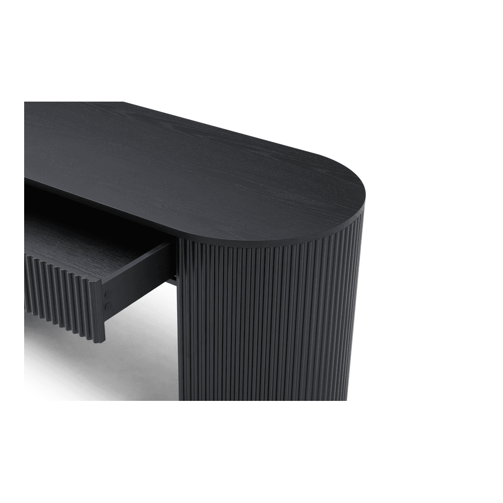 Lantine Black Oak Desk by Tommy Franks