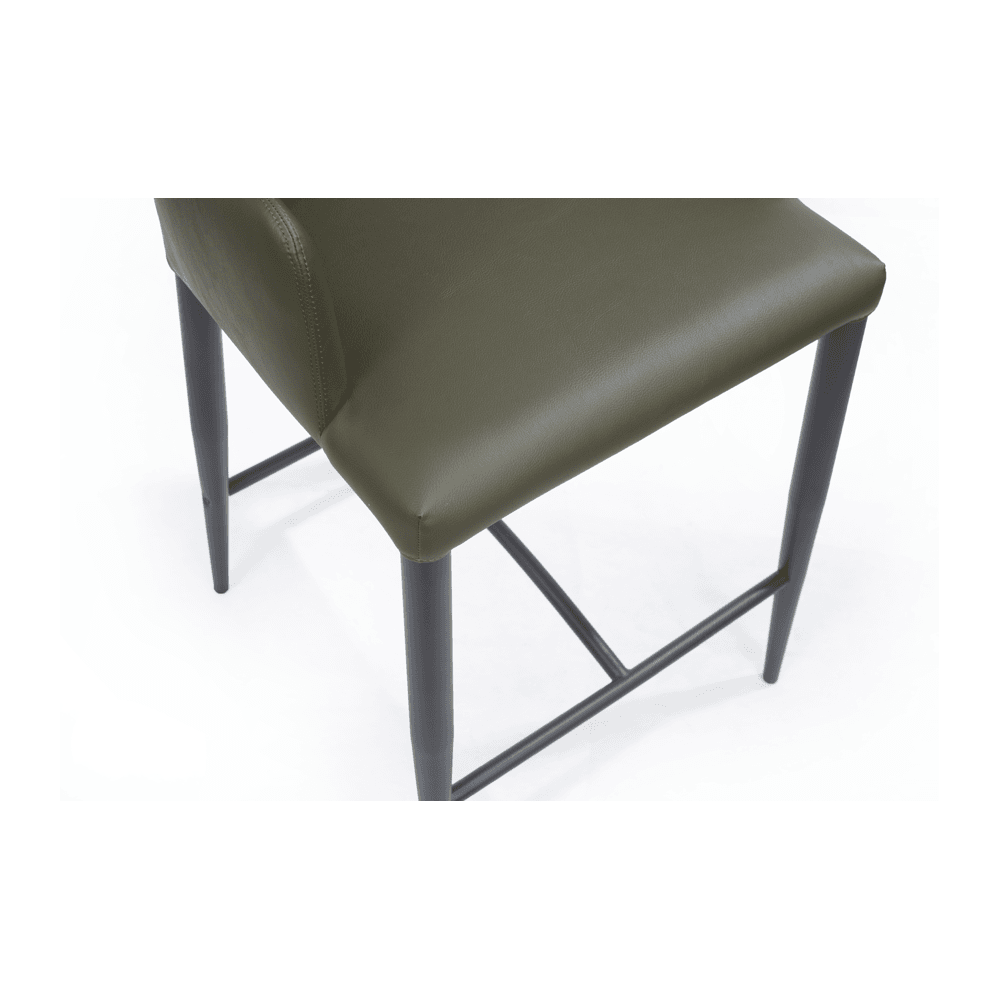 Varsi Baretta Green Counter Bar Stool by Tommy Franks