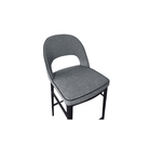 Verna Enzimi Dark Grey and Dark Bronze Bar Stool by Tommy Franks